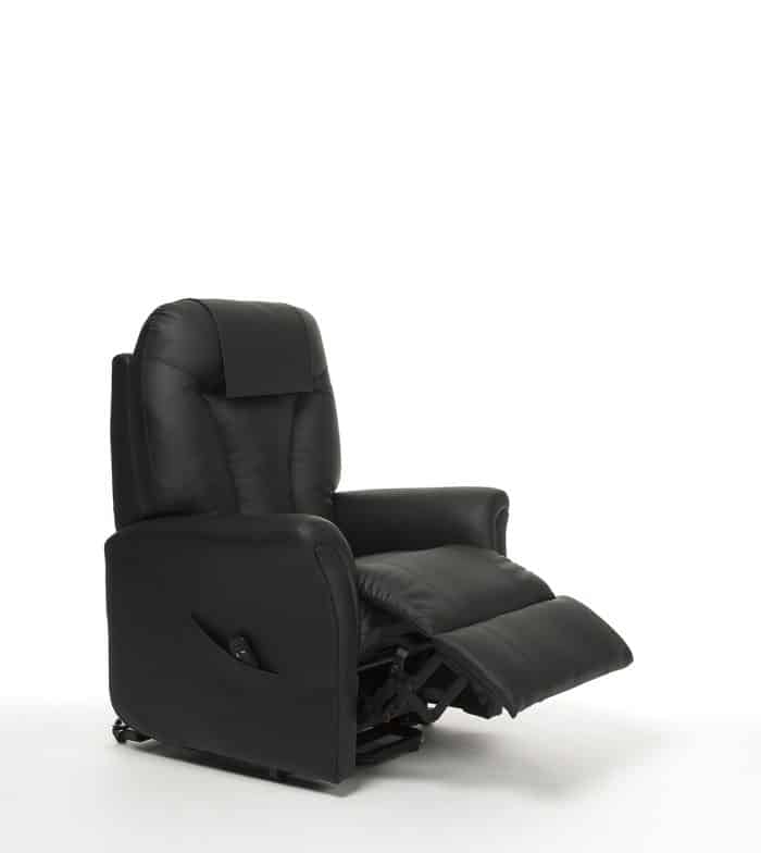 Vermeiren Montreal zwart skai recline 1 positie