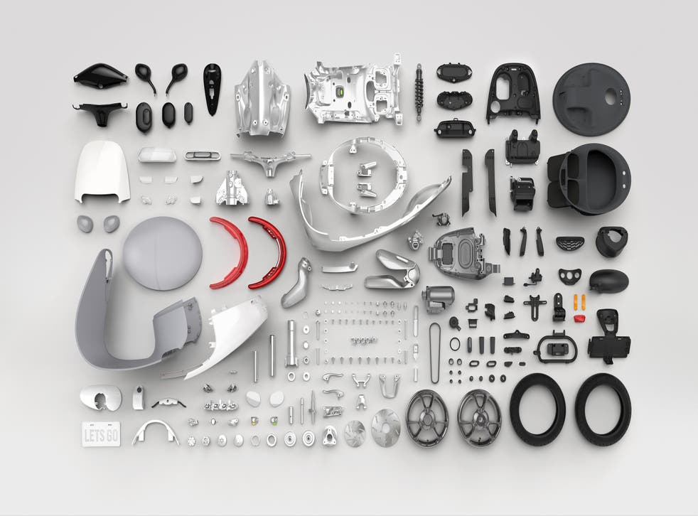 Scooter parts collage Scooter parts collage