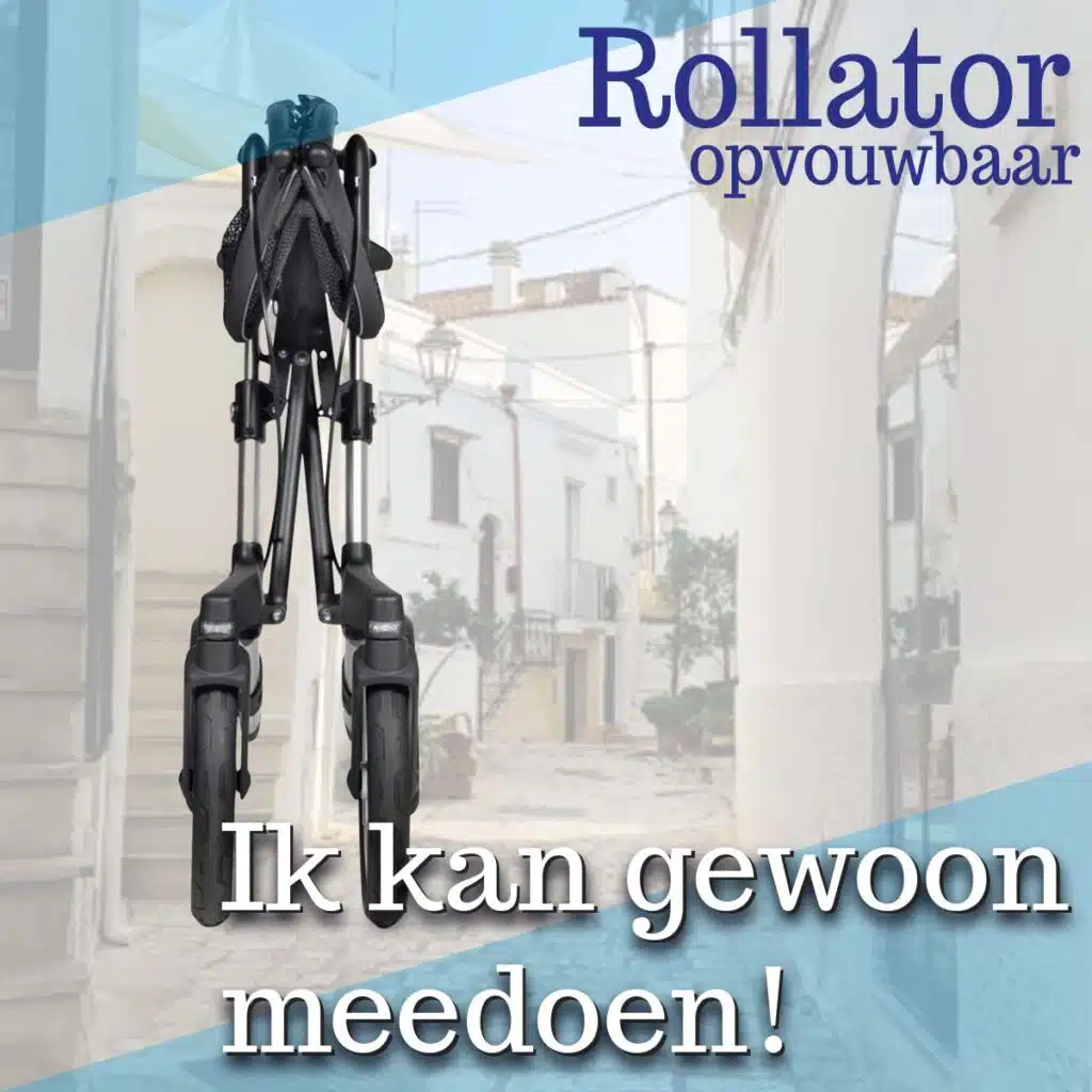 rollator mee op vakantie