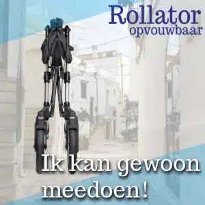 rollator mee op vakantie