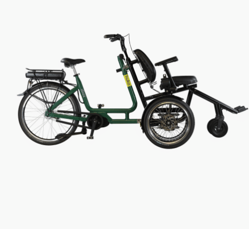 Rolstoelfiets Diaz van Huka Huka diaz Rolstoelfiets driewielfiets Huka rolstoelfiets Groenen Mobiliteit