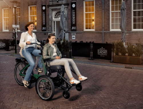 Huka diaz Rolstoelfiets driewielfiets Huka rolstoelfiets Groenen Mobiliteit