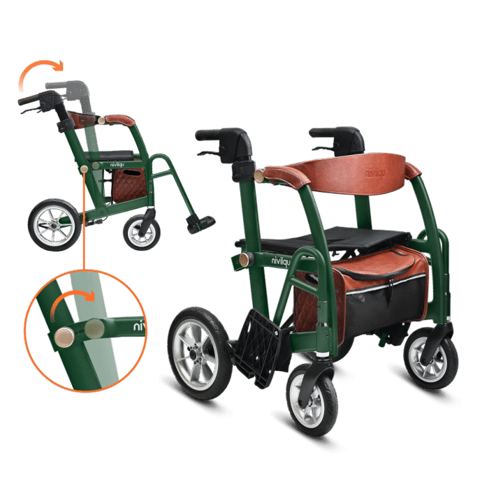 Glide 2 in 1 rollator